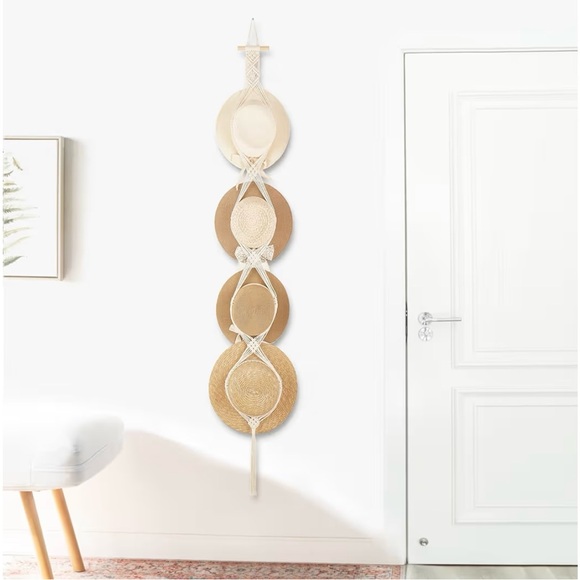 Elegant Hanging Hat Organizer - Picture 3 of 3
